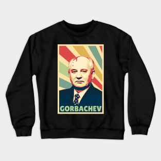 Mikhail Gorbachev Vintage Colors Crewneck Sweatshirt